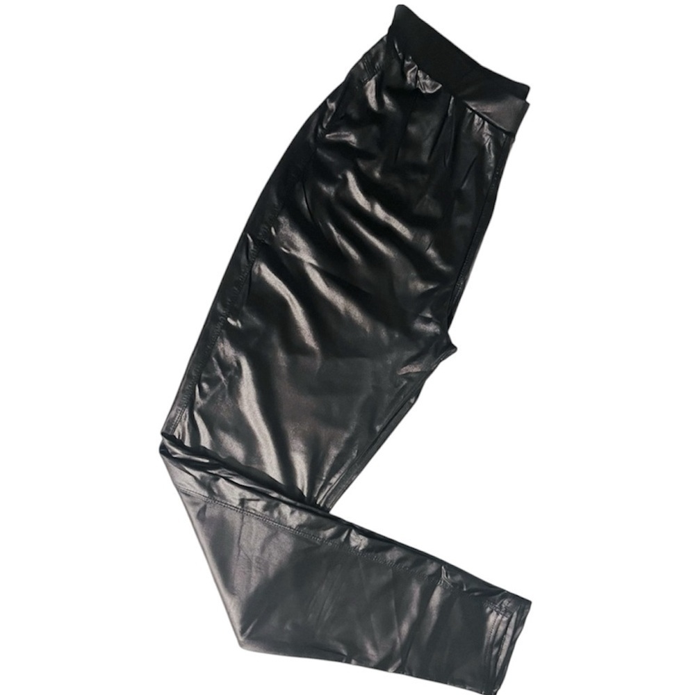 Leather jeans